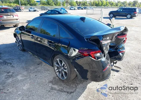 2025 Honda Civic Hybrid Sport/Sport Touring из США, поврежденный, VIN 2HGFE4F82SH304995